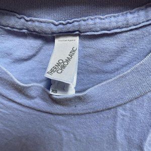 Size XS Thermochromatic/Hypercolor Blue American Apparel Shirt